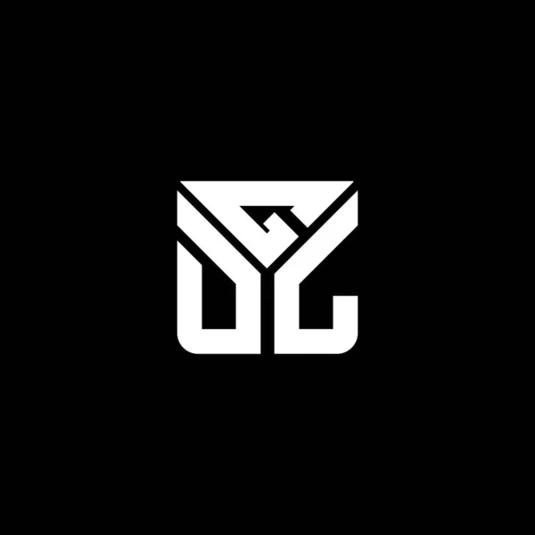 Векторный Дизайн Логотипа Простой Современный Логотип Роскошный Алфавит Gdl — стоковый вектор