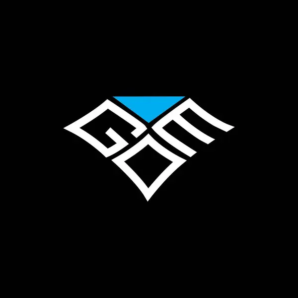 Gdm Harf Logo Vektör Tasarımı Gdm Basit Modern Logo Gdm — Stok Vektör