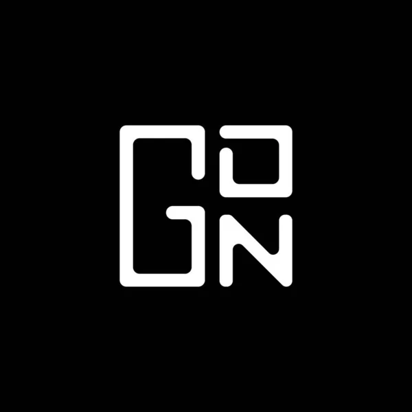 Gdn Літери Логотипу Векторний Дизайн Gdn Простий Сучасний Логотип Gdn — стоковий вектор