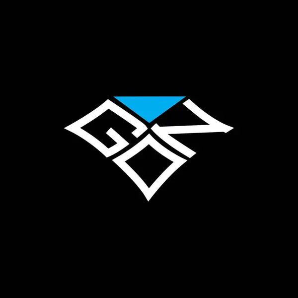 Gdn Harfli Logo Vektör Tasarımı Gdn Basit Modern Logo Gdn — Stok Vektör
