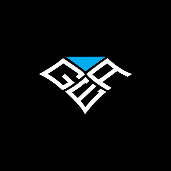 Векторный Логотип Буквы Gea Простой Современный Логотип Gea Роскошный Алфавит — стоковый вектор