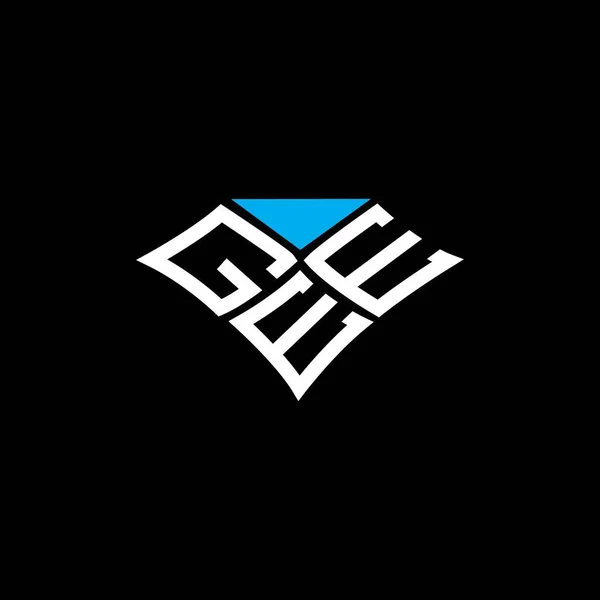 Gee Harfli Logo Vektör Tasarımı Gee Basit Modern Logo Gee — Stok Vektör
