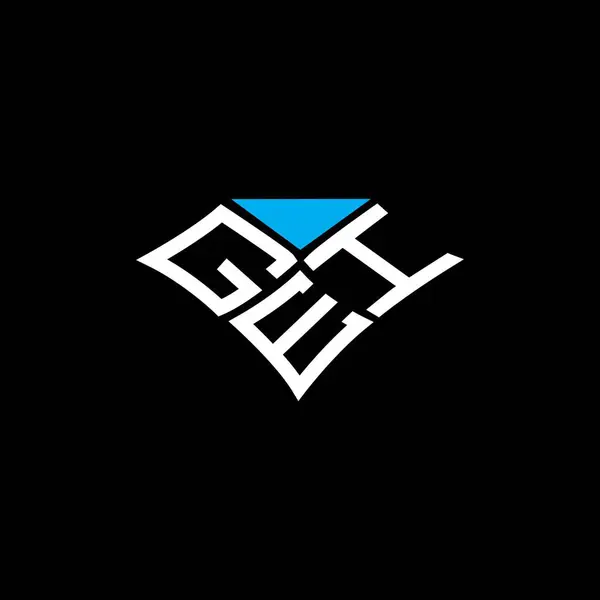 Gei Letter Logo Vector Design Gei Simple Modern Logo Gei — Stock Vector
