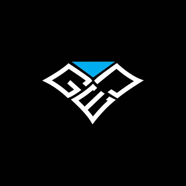 Σχεδιασμός Φορέα Λογότυπου Γραμμάτων Gej Απλό Και Μοντέρνο Λογότυπο Gej — Διανυσματικό Αρχείο