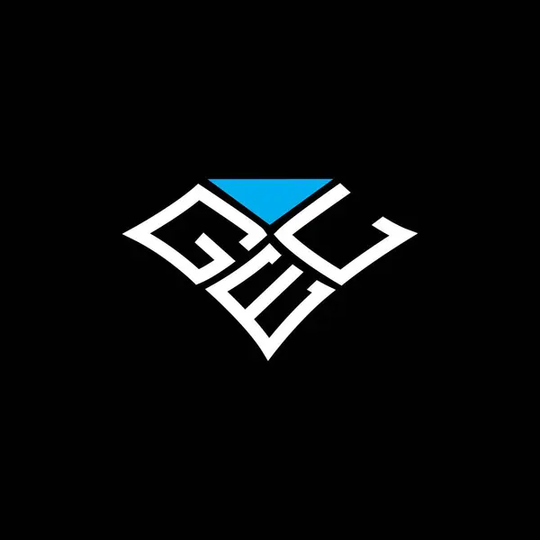 Gel Harfi Logo Vektör Tasarımı Gel Basit Modern Logo Gel — Stok Vektör