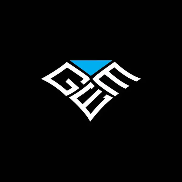 Gem Буква Векторный Дизайн Логотипа Gem Простой Современный Логотип Роскошный — стоковый вектор