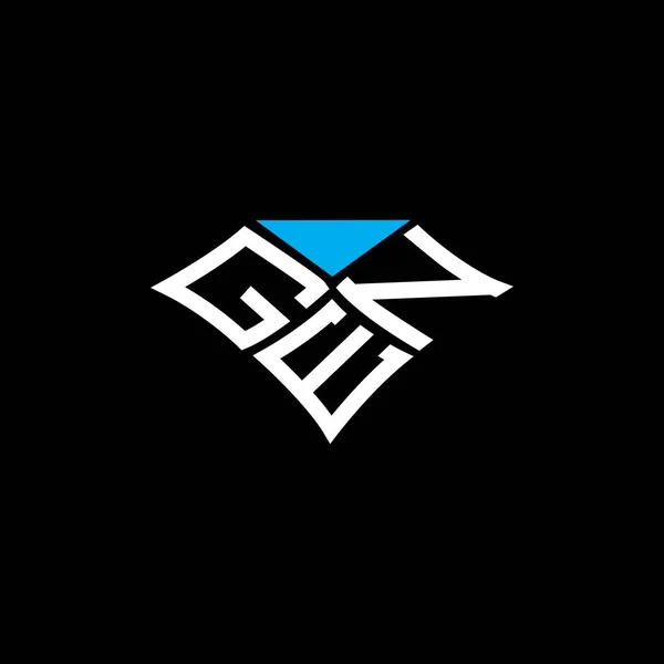 Gen Літери Логотипу Векторний Дизайн Gen Простий Сучасний Логотип Gen — стоковий вектор