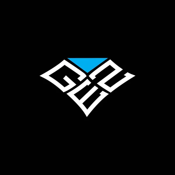 Návrh Vektoru Písmen Gez Jednoduché Moderní Logo Gez Gez Luxusní — Stockový vektor
