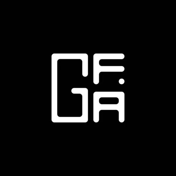Векторный Дизайн Логотипа Gfa Простой Современный Логотип Gfa Роскошный Алфавит — стоковый вектор