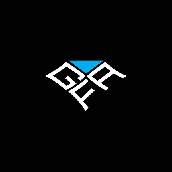 Diseño Vectorial Del Logotipo Letra Gfa Logotipo Simple Moderno Gfa — Archivo Imágenes Vectoriales
