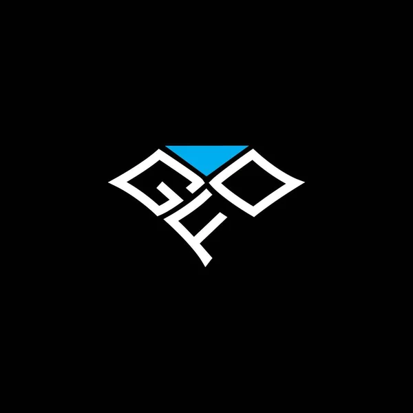 Diseño Vectorial Del Logotipo Letra Gfd Logotipo Simple Moderno Gfd — Archivo Imágenes Vectoriales