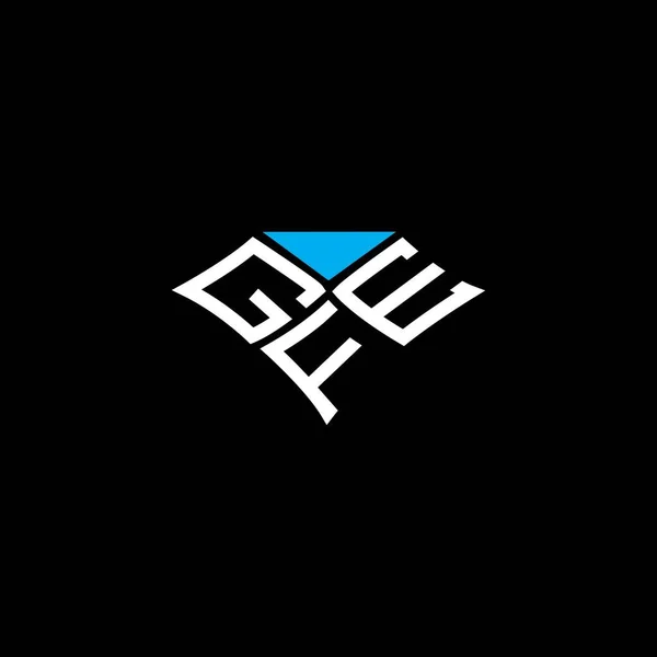 Gfe Logo Vector Ontwerp Gfe Eenvoudig Modern Logo Gfe Luxe — Stockvector