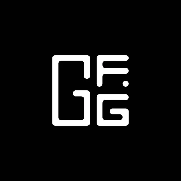 Gfg Lettera Logo Vettoriale Design Gfg Logo Semplice Moderno Gfg — Vettoriale Stock