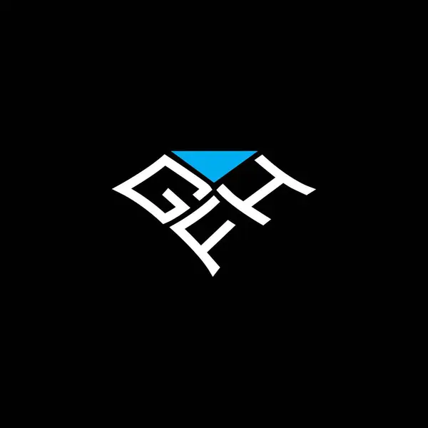 Gfh Harfli Logo Vektör Tasarımı Gfh Basit Modern Logo Gfh — Stok Vektör