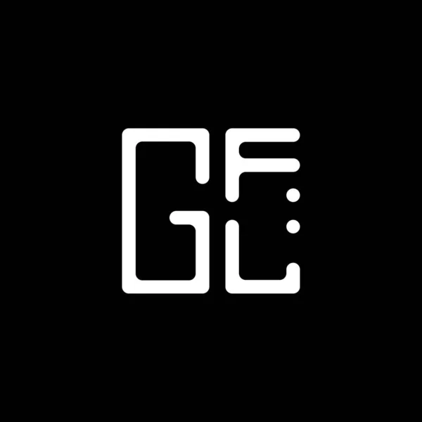 Desain Huruf Vektor Gfl Logo Sederhana Dan Modern Gfl Desain - Stok Vektor