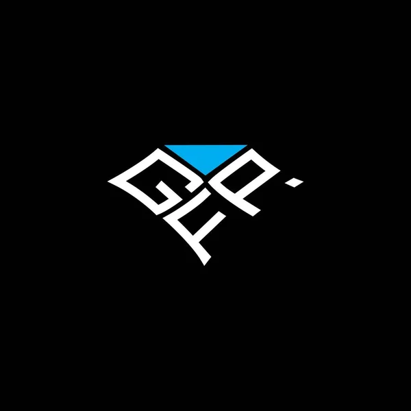Diseño Del Vector Del Logotipo Letra Gfp Logotipo Simple Moderno — Vector de stock