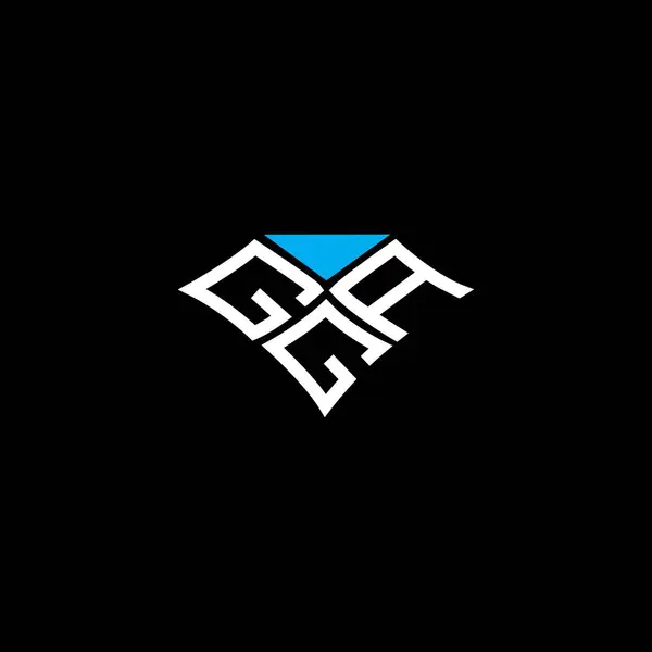 Gga Bokstäver Logotyp Vektor Design Gga Enkel Och Modern Logotyp — Stock vektor