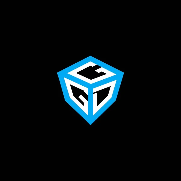 Ggd Буква Векторный Дизайн Логотипа Ggd Простой Современный Логотип Роскошный — стоковый вектор