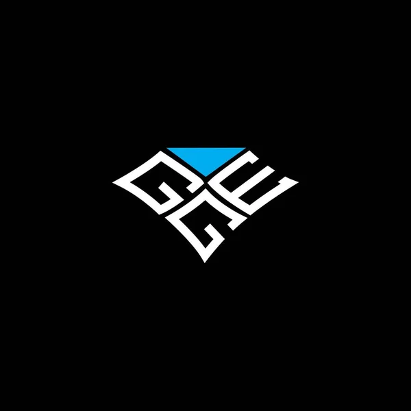 Логотип Літери Gge Векторний Дизайн Простий Сучасний Логотип Gge Gge — стоковий вектор