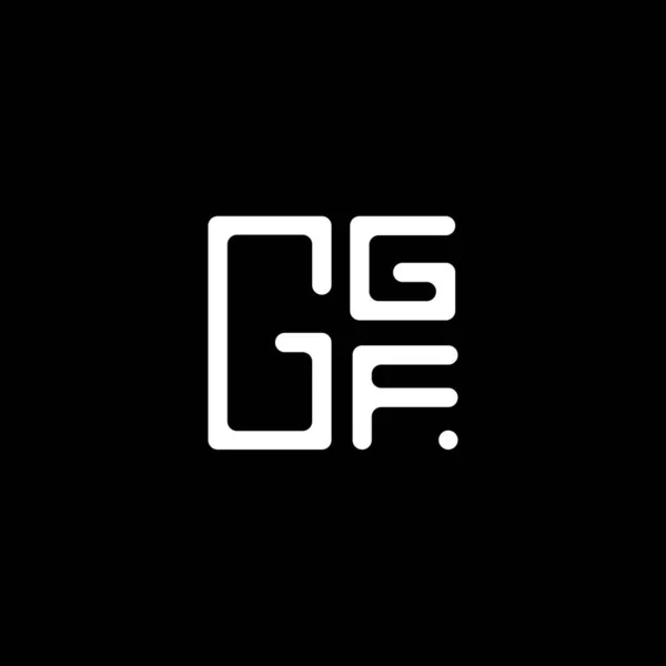 Diseño Del Vector Del Logotipo Letra Ggf Logotipo Simple Moderno — Vector de stock