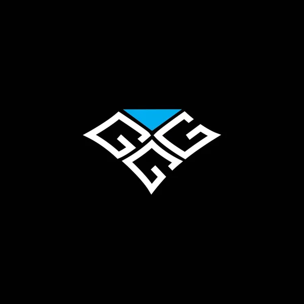 Ggg Letter Logo Vector Design Ggg Simple Modern Logo Ggg — Stock Vector