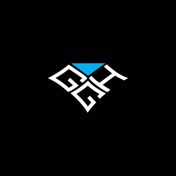 Ggh 文字のロゴ ベクター デザイン Ggh シンプルで現代的なロゴ Ggh 豪華なアルファベットのデザイン — ストックベクタ
