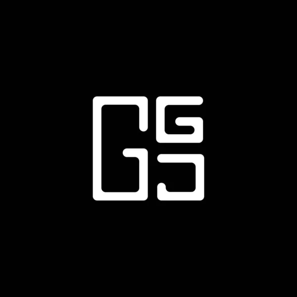Diseño Vectorial Del Logotipo Letra Ggj Logotipo Simple Moderno Ggj — Archivo Imágenes Vectoriales