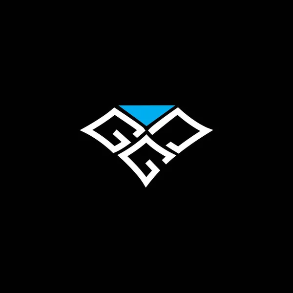 Ggj Carta Design Vetor Logotipo Ggj Logotipo Simples Moderno Ggj — Vetor de Stock