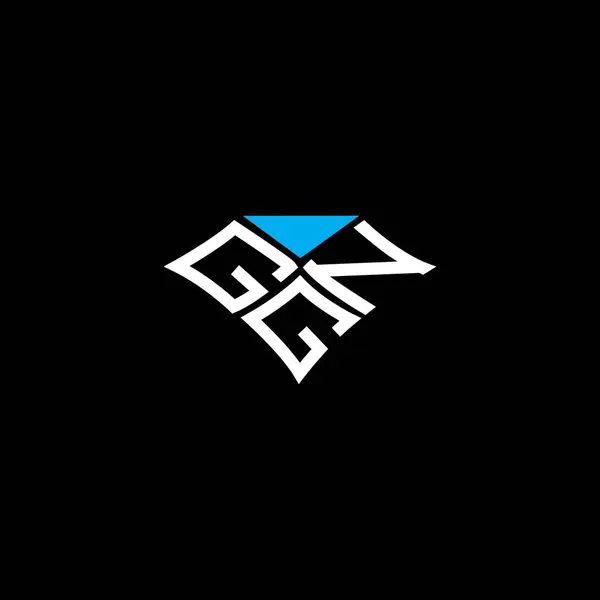 Ggn Betűvektor Tervezés Ggn Egyszerű Modern Logó Ggn Fényűző Ábécé — Stock Vector