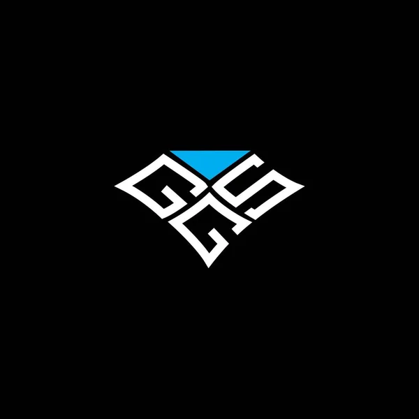 Diseño Vectorial Del Logotipo Letra Ggs Logotipo Simple Moderno Ggs — Vector de stock