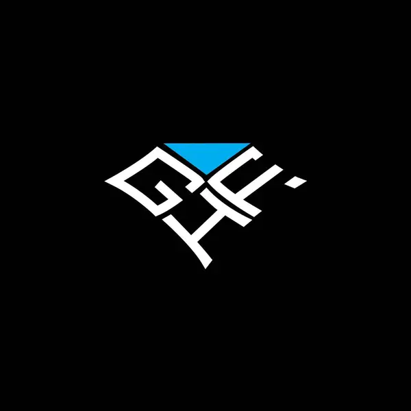 Ghf Letter Logo Vector Design Ghf Simple Modern Logo Ghf — Stock Vector