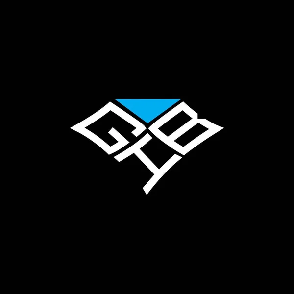 Gib Design Vetor Carta Logotipo Gib Logotipo Simples Moderno Projeto — Vetor de Stock