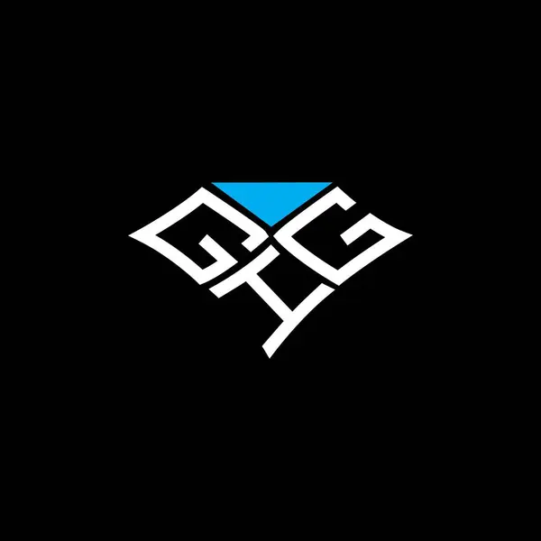 Gig Letter Logo Vector Design Gig Simple Modern Logo Gig — Stock Vector