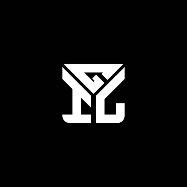 Векторный Логотип Gil Простой Современный Логотип Gil Роскошный Алфавит Gil — стоковый вектор