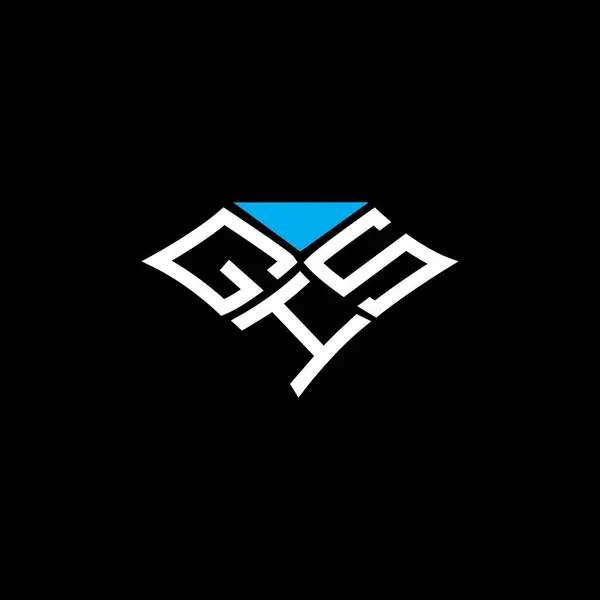 Gis Lettera Logo Vettoriale Design Gis Logo Semplice Moderno Gis — Vettoriale Stock
