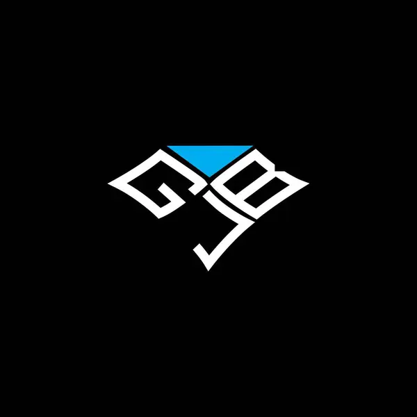 Λογότυπο Gjb Letter Vector Design Gjb Απλό Και Μοντέρνο Λογότυπο — Διανυσματικό Αρχείο
