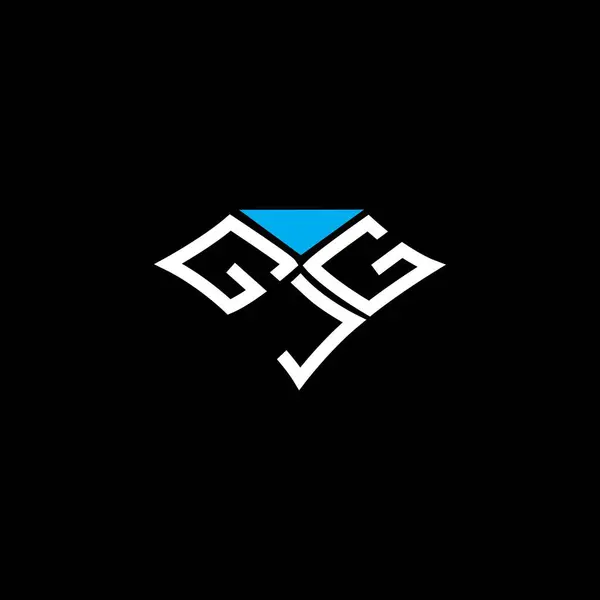 Gjg Lettera Logo Vettoriale Design Gjg Logo Semplice Moderno Gjg — Vettoriale Stock