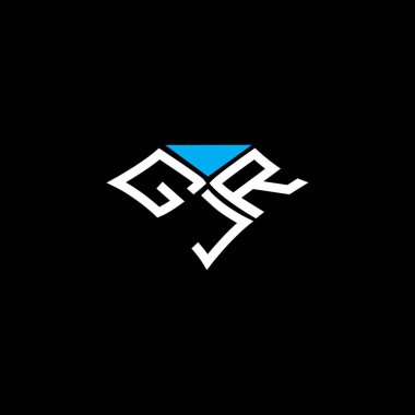 GJR harfli logo vektör tasarımı, GJR basit ve modern logo. GJR lüks alfabe tasarımı  