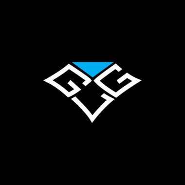 GLG harfli logo vektör tasarımı, GLG basit ve modern logo. GLG lüks alfabe tasarımı  
