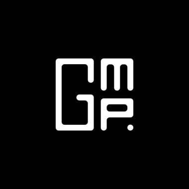 GMP harfli logo vektör tasarımı, GMP basit ve modern logo. GMP lüks alfabe tasarımı  