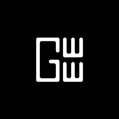 GWW harfli logo vektör tasarımı, GWW basit ve modern logo. GWW lüks alfabe tasarımı  