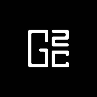 GZC harfli logo vektör tasarımı, GZC basit ve modern logo. GZC lüks alfabe tasarımı  