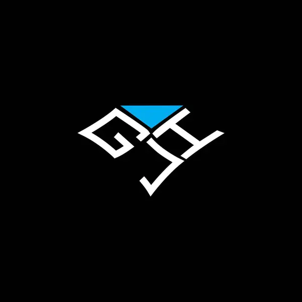 Gji Letter Logo Vector Design Gji Simple Modern Logo Gji — Stock Vector