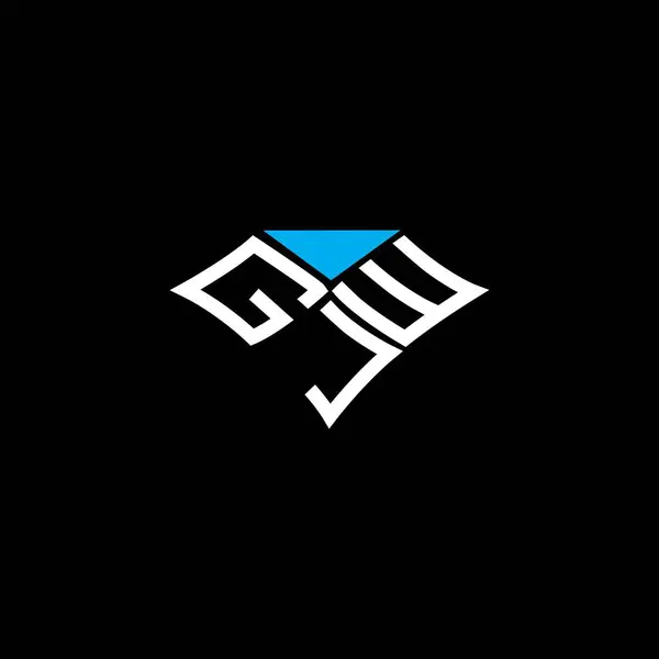 Gjw Letra Logotipo Vetor Design Gjw Logotipo Simples Moderno Gjw — Vetor de Stock