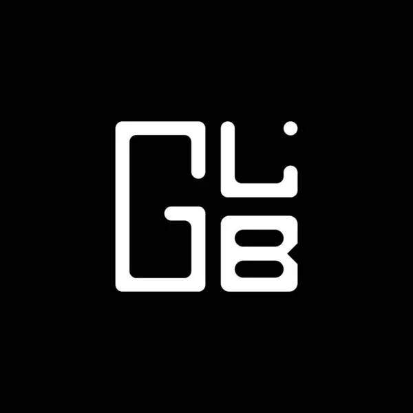 Glb Letter Logo Vector Design Glb Eenvoudig Modern Logo Glb — Stockvector