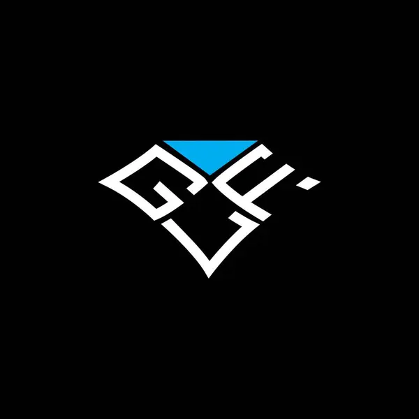 Glf Літери Логотипу Векторний Дизайн Glf Простий Сучасний Логотип Glf — стоковий вектор