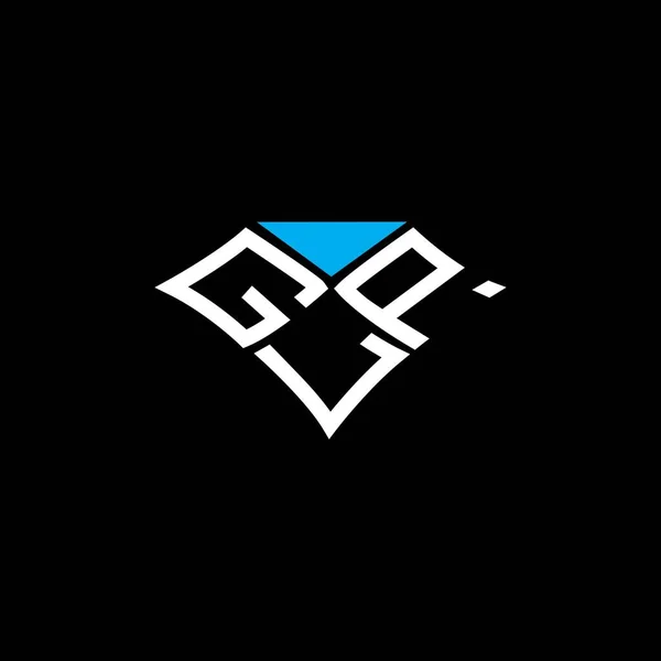 Diseño Vectorial Del Logotipo Letra Glp Glp Simple Moderno Logotipo — Vector de stock