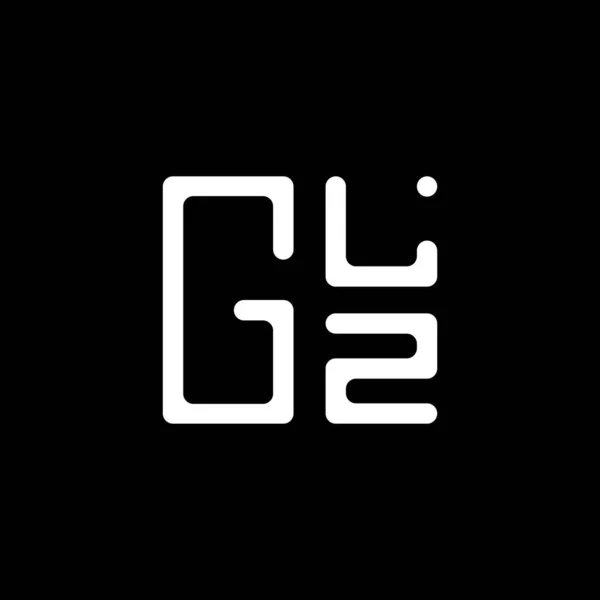 Glzレターロゴベクターデザイン Glzシンプルでモダンなロゴ Glz豪華なアルファベットデザイン — ストックベクタ