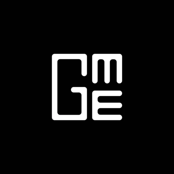 Diseño Del Vector Del Logotipo Letra Gme Logotipo Simple Moderno — Archivo Imágenes Vectoriales