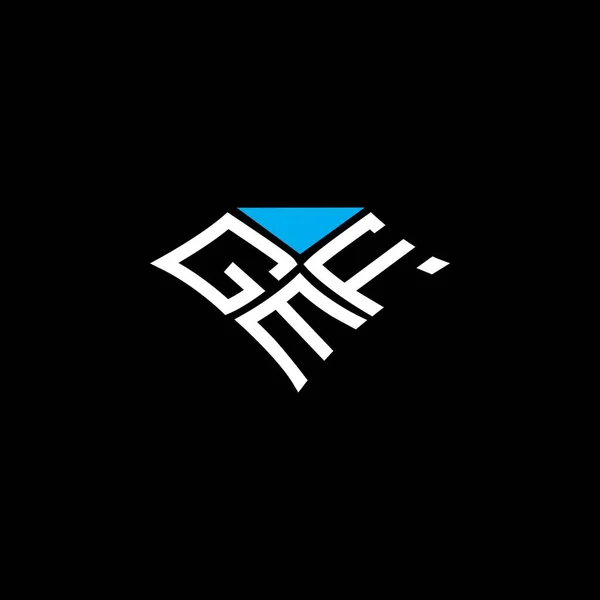 Gmf Lettera Logo Vettoriale Design Gmf Logo Semplice Moderno Gmf — Vettoriale Stock